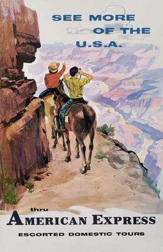 See More of the USA thru American Express, travelers on horseback
