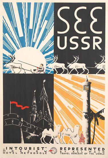See USSR Intourist Represented, four pictures