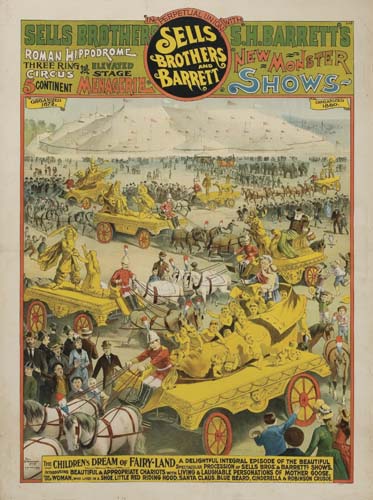 Sells Brothers and Barrett, S.H. Barrett’s New Monster Shows, circus performers