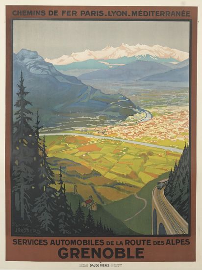 Services Automobiles de la Route des Alpes Grenoble, valley