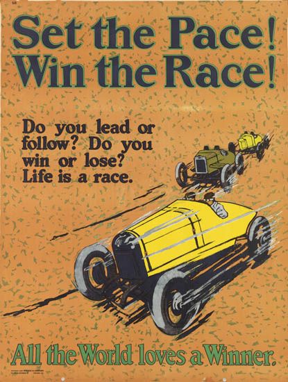 Set the Pace, Win the Race, yellow car