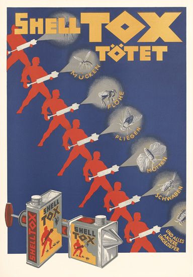 Shell Tox Totet, blue poster