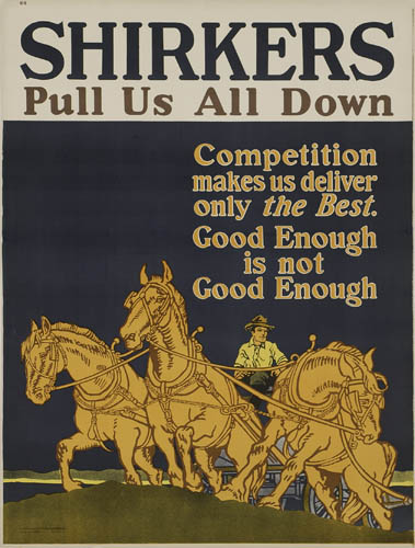 Shirkers Pull Us All Down, horses, Competition