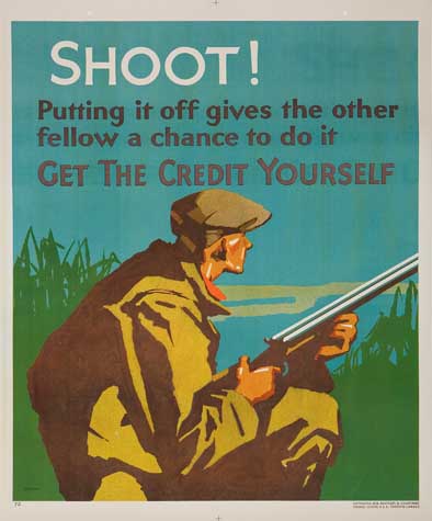 Shoot! Get the Credit Yourself, man hunting