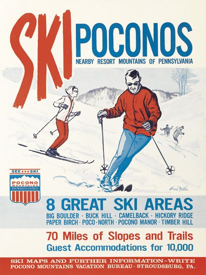 Ski Ponconos, skiers, 8 Great Ski Areas