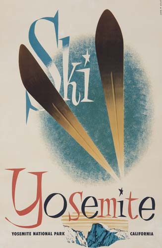 Ski Yosemite National Park California skis