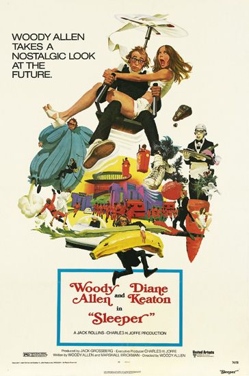 Woody Allen, Diane Keaton, Sleeper