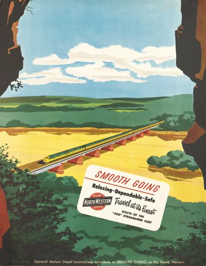 Smooth Going, North Western, train