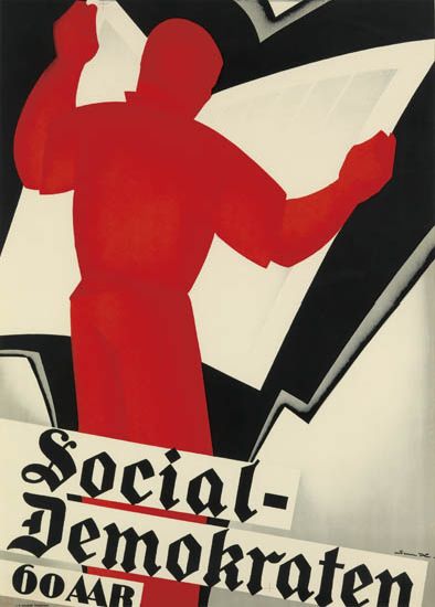 Social Demokraten, red man