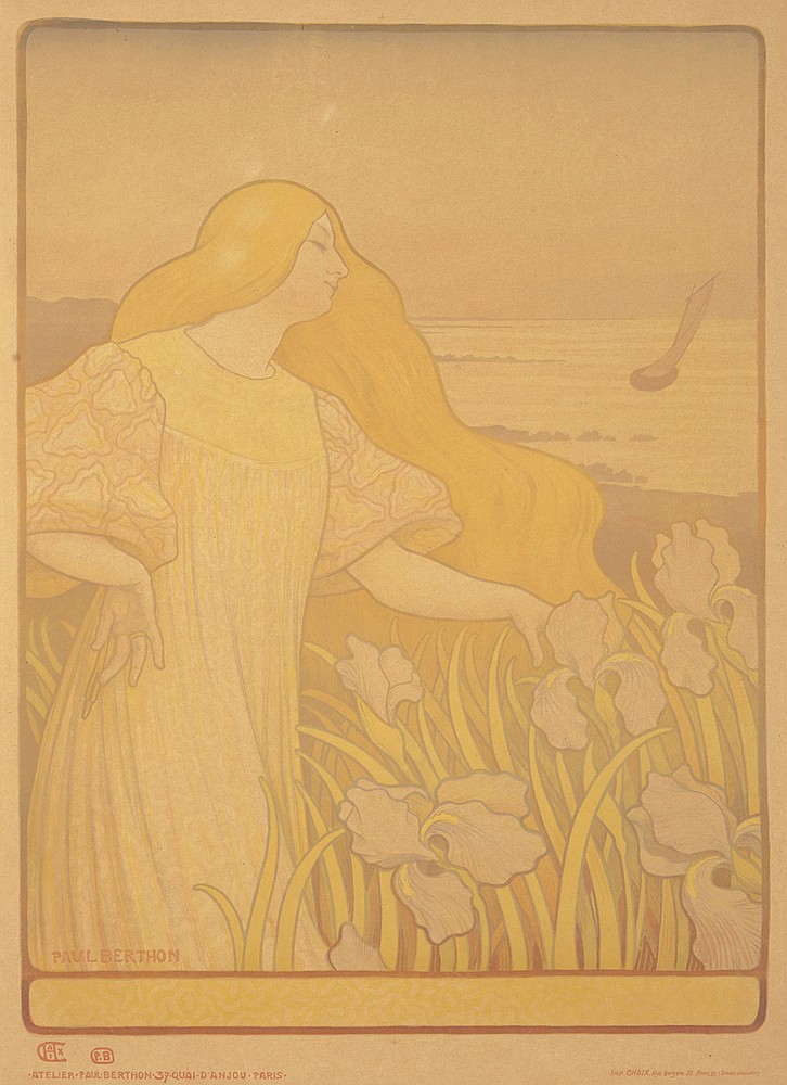 Woman with long blonde hair