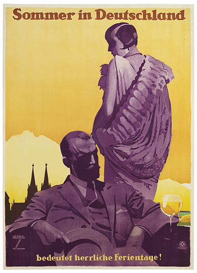 Sommer in Deutschland, woman, man sitting