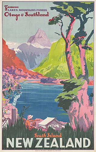 South Island New Zealand, lake