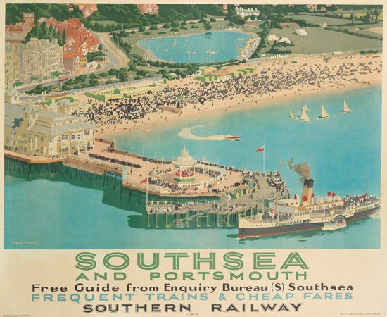 Southsea and Portsmouth Southern Railway, beach