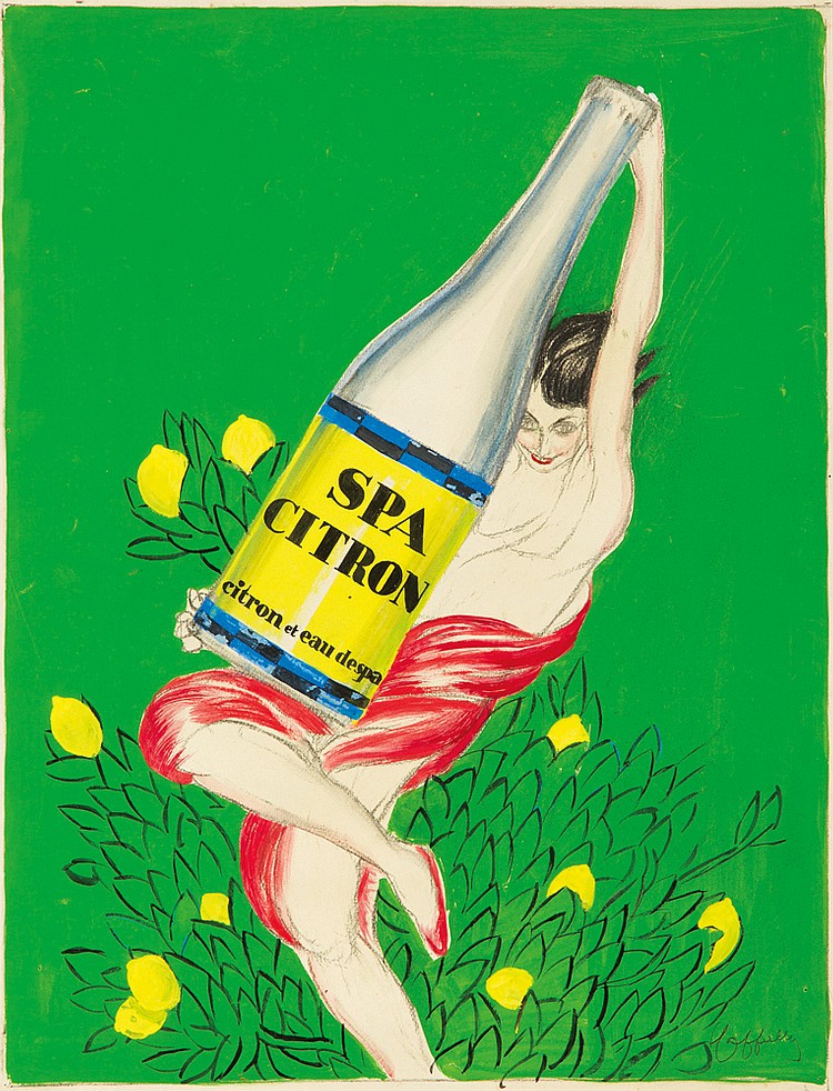 Spa Citron, green poster