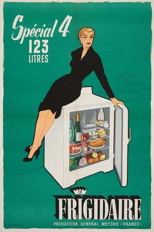 Frigidaire, Special 4, 123, blue poster