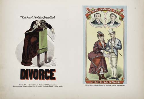Divorce, two posters