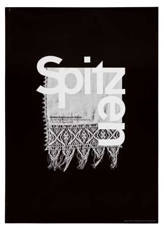 Spitzen, black poster