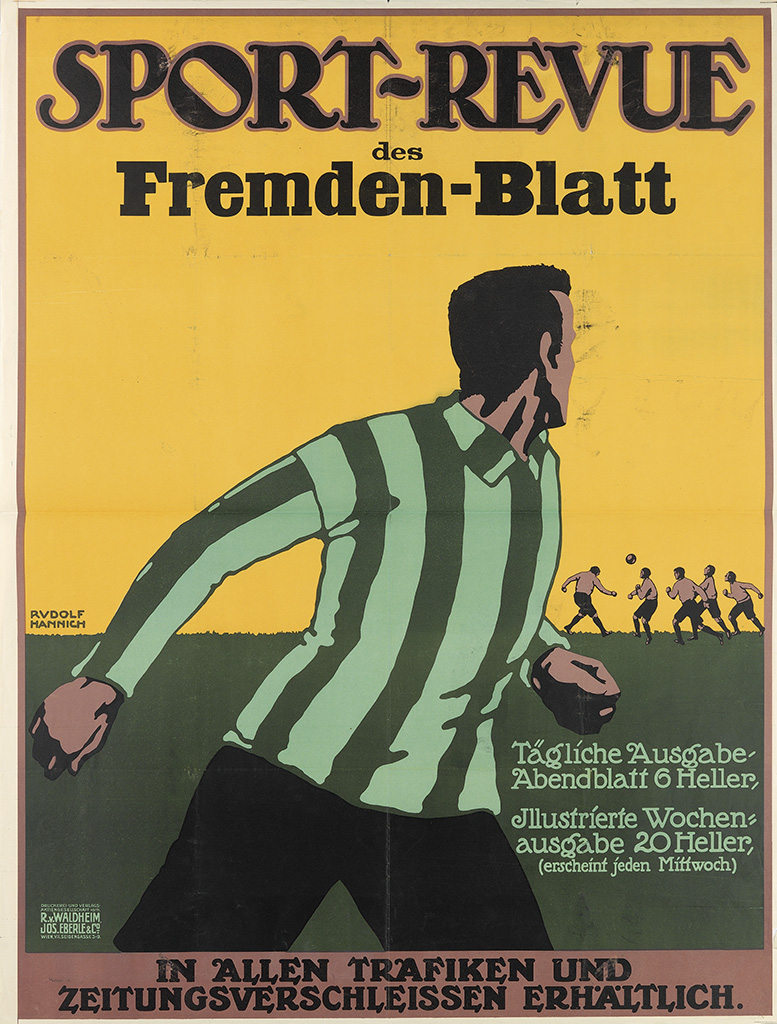 Sport Revue des Fremden Blatt, man in stripes