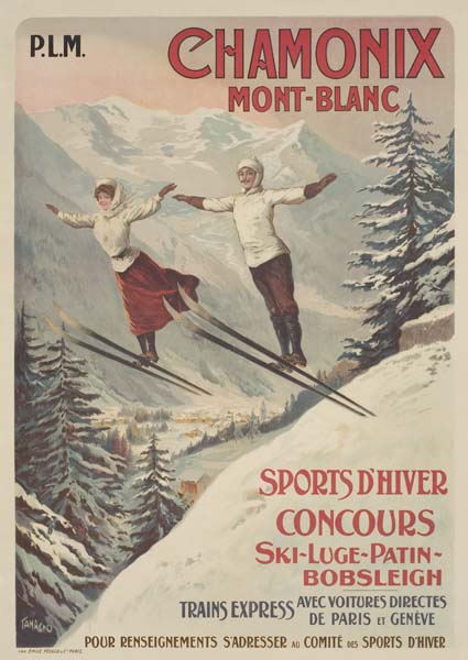 Sports D’Hiver Alpes and Jura, skiers and shadows