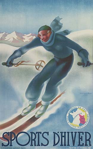 Sports d’Hiver en Autriche, woman skiing