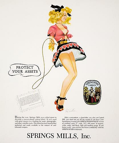 Spring Mills, Inc., woman in pink