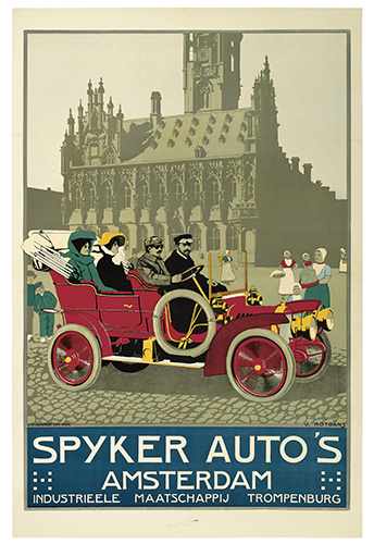 Spyker Auto’s Amsterdam, red car