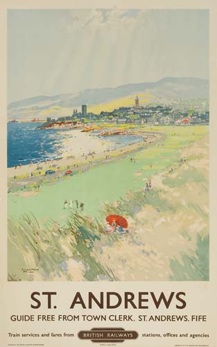 St. Andrews, British Railways, field on the shore