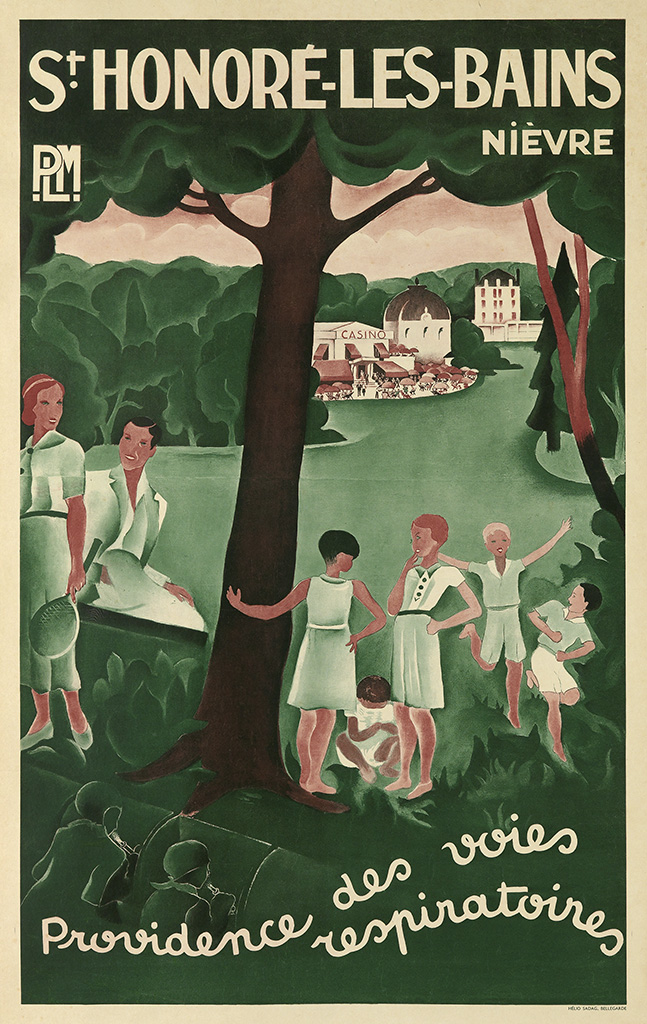 St. Honore Les Bains Nievre, children in the forest