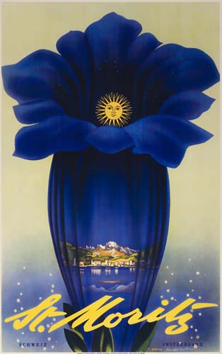 St. Mortiz, blue flower