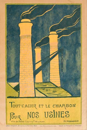 Tout L’Acier et le Charbon Pour Nos Usines, chimneys