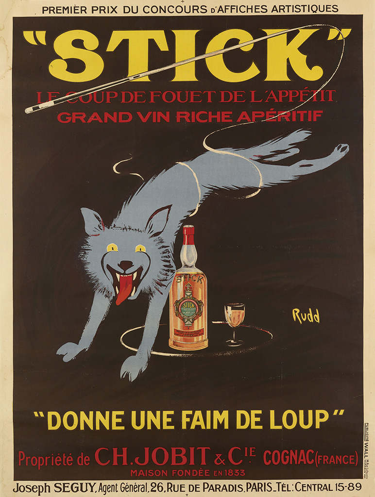Stick Le Coup de Fouet de L’Appetit, blue dog, alcohol