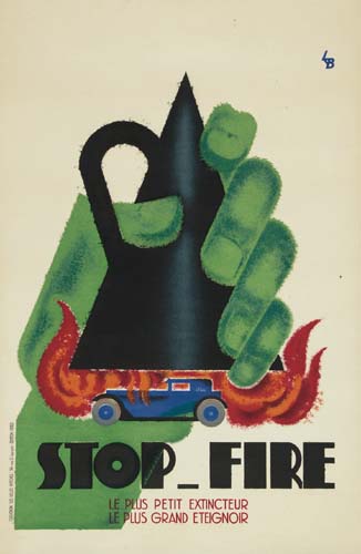 Stop Fire, green hand