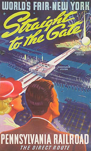 Straight to the Gate, blue poster