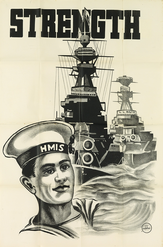 Strength, man with ship