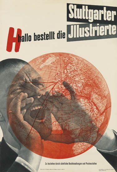 Stuttgarter Jllustrierte, red globe