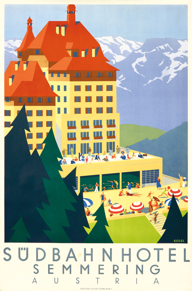 Sudbahn Hotel Semmering, yellow building