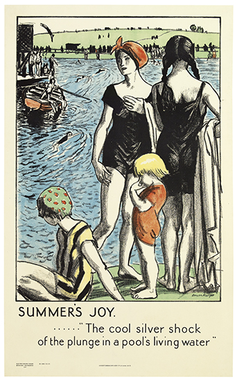 Summer’s Joy, women in swimsuits