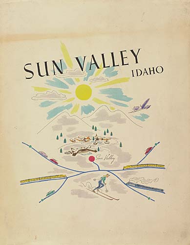 Sun Valley Idaho, snowy mountains