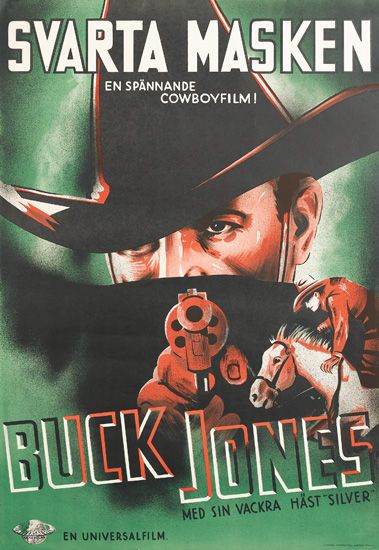 Svarta Masken Buck Jones, cowboy