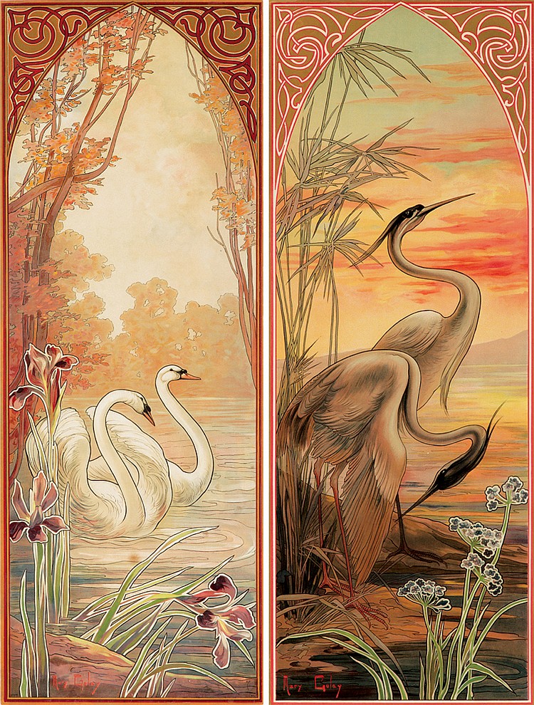 Two posters, birds in the wild