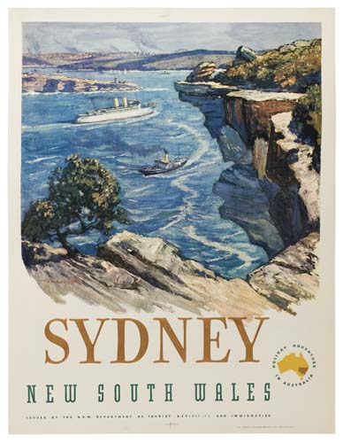 Sydney New South Wales, rocky shoreline