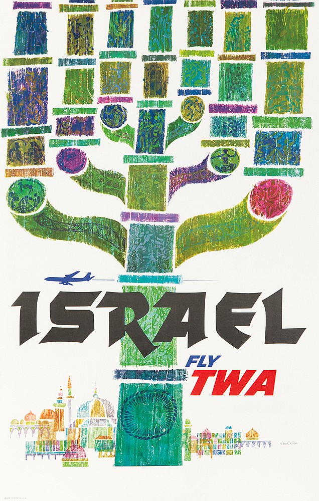 Israel Fly TWA, menora