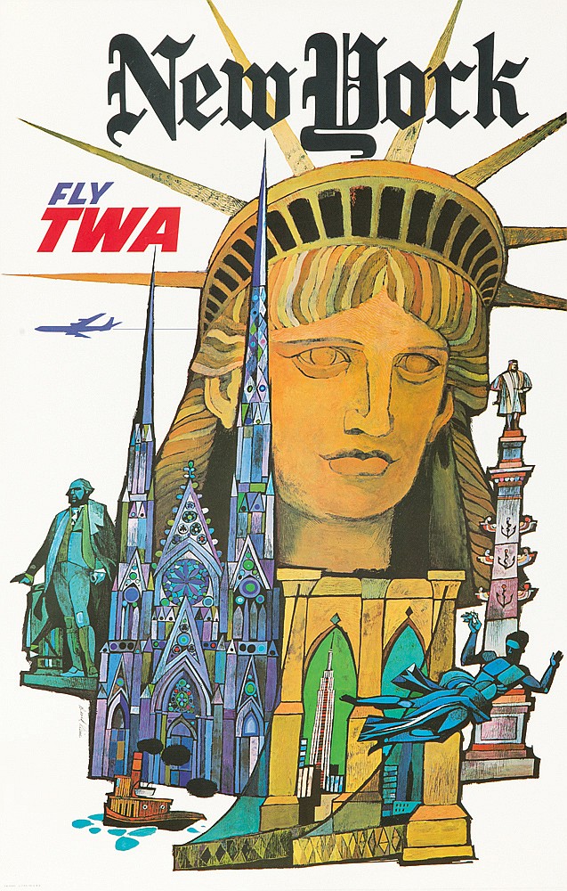 New York Fly TWA, Statue of Liberty