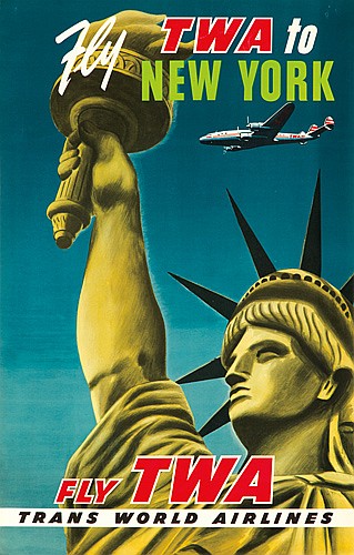 New York Fly TWA, Times Square