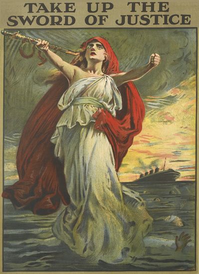 Take Up the Sword of Justice, woman in white