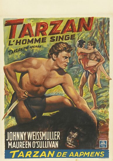 Tarzan L’Homme Singe, man kills gorilla