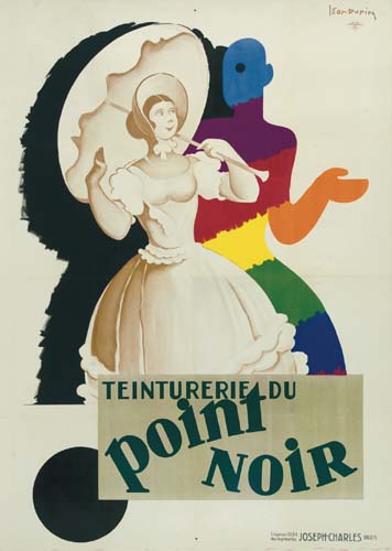 Teinturerie du Point Noir, woman in white