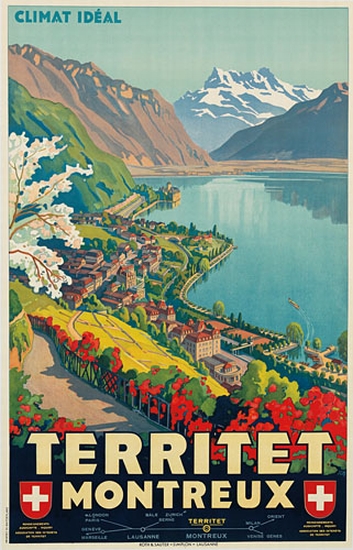 Territet Montreux, mountains