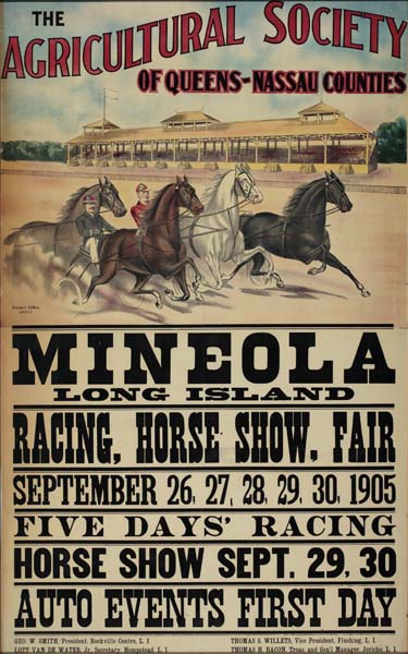 The Agricultural Society of Queens-Nassau Counties, racing horses