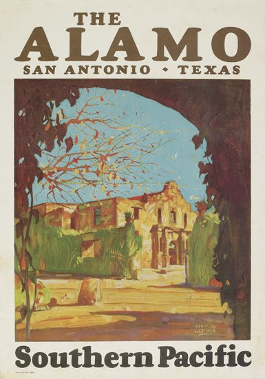 The Alamo San Antonio, Texas, Southern Pacific